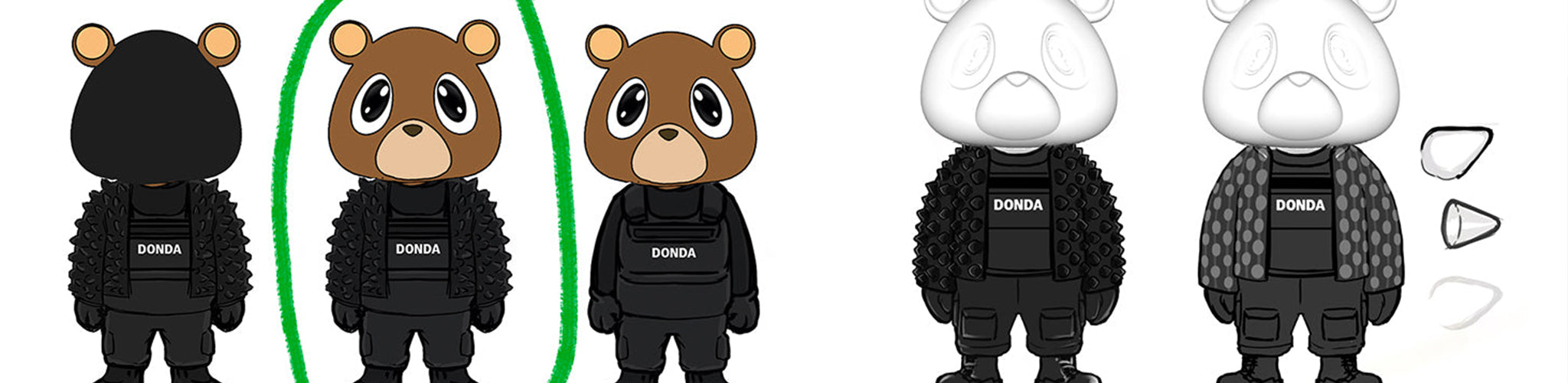 DONDA BEAR  Update 1: Ideas & Drawings