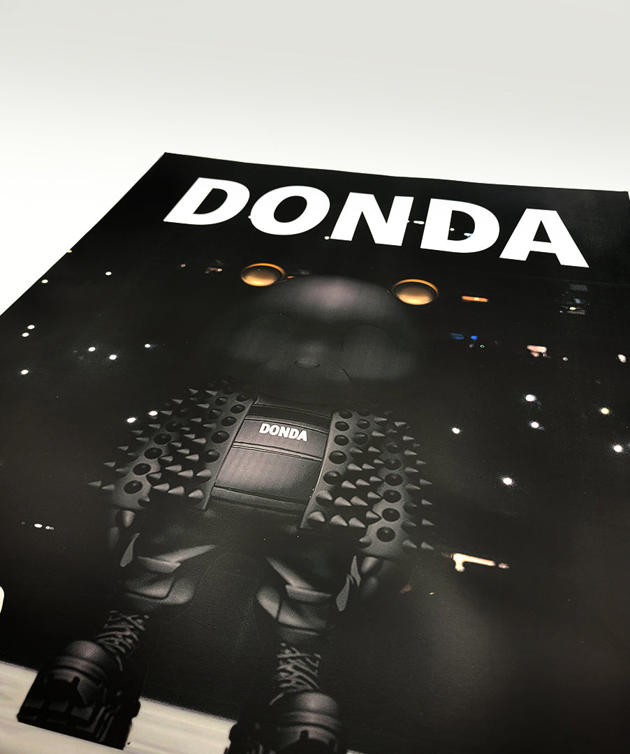 DONDA LP2 Kanye Bear in Stadium Poster front right angle