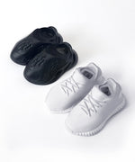 Kanye Bear - Black, Yeezy - Onyx Foam Runners, Triple White 250s